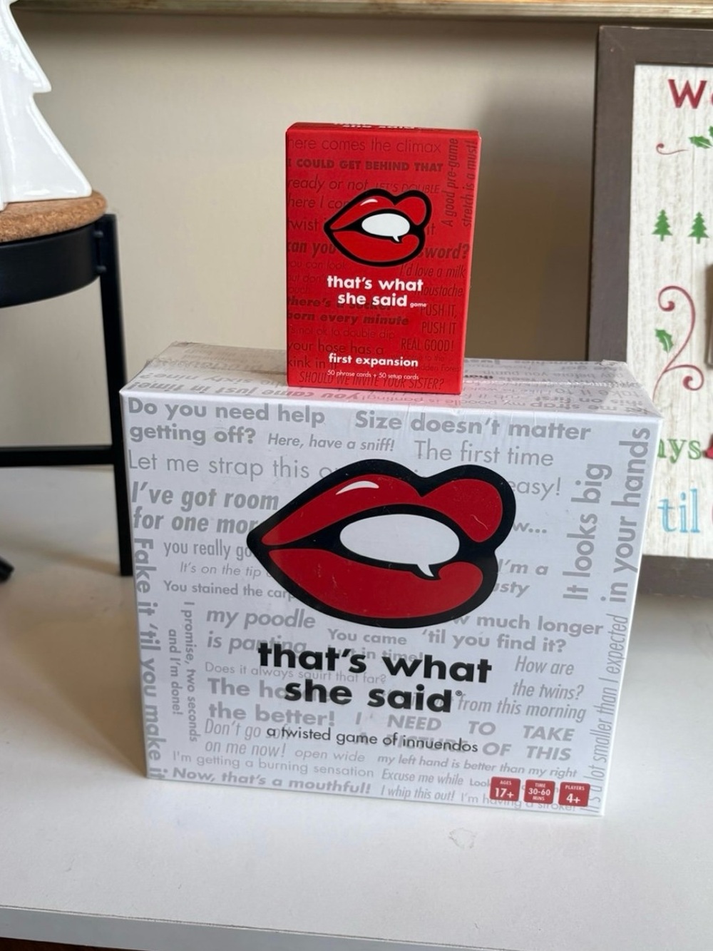 That’s What She Said Party Game - With expansion pack